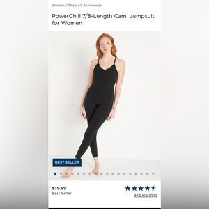 Old Navy PowerChill 7/8-Length Cami Jumpsuit